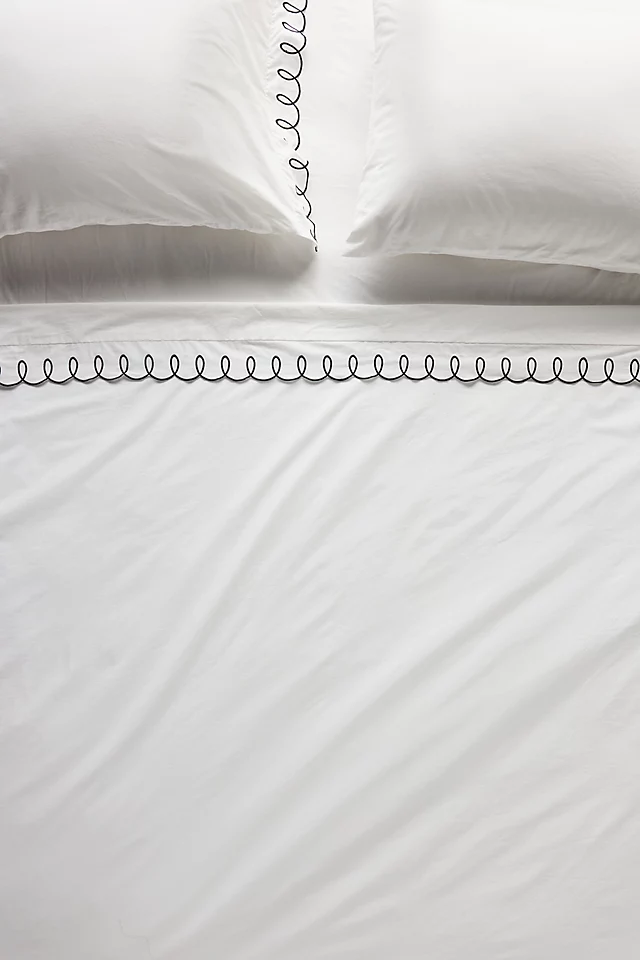 Maeve by Anthropologie Looped Organic Percale Sheet Set