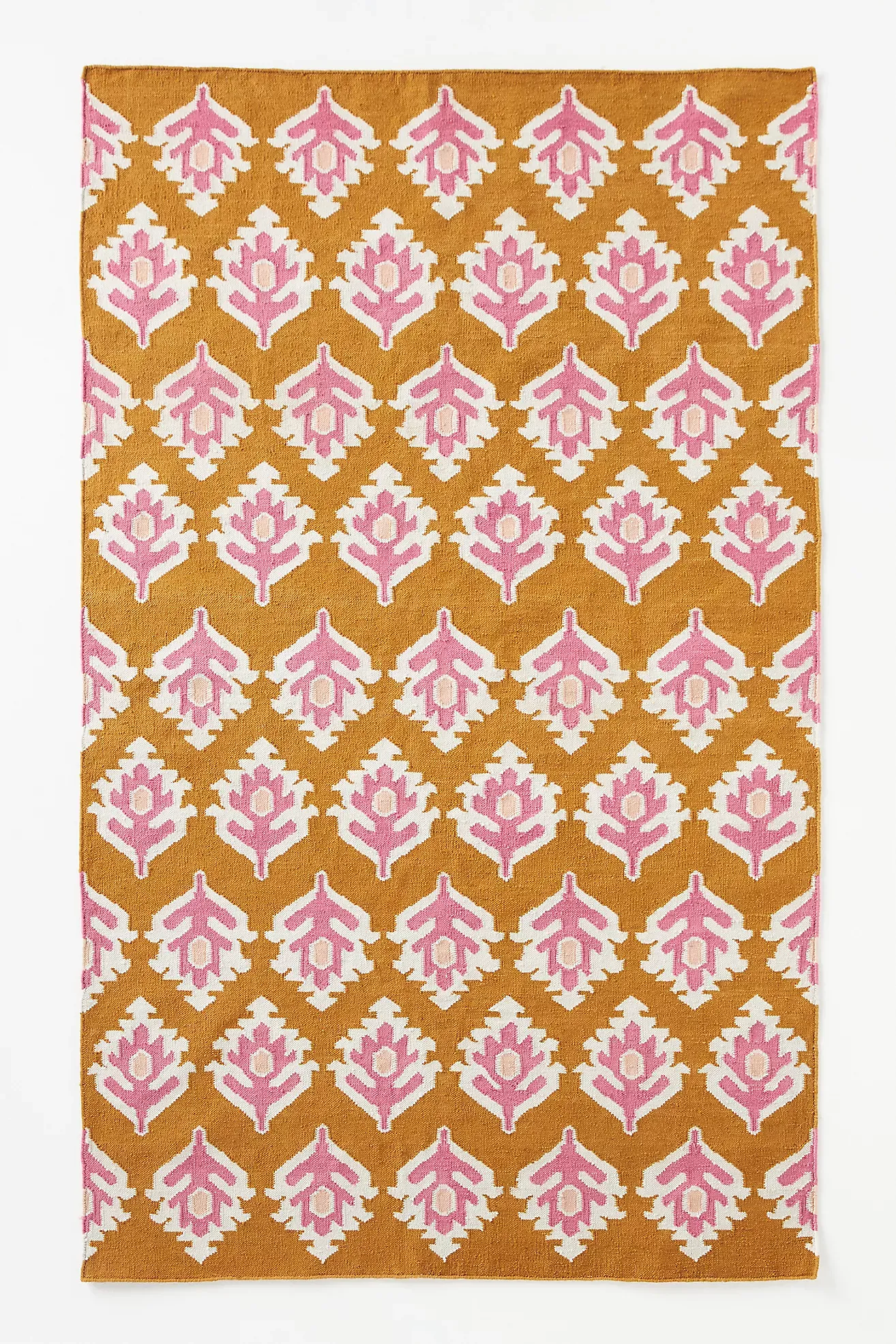 Flatwoven Indoor/Outdoor Floral Rug
