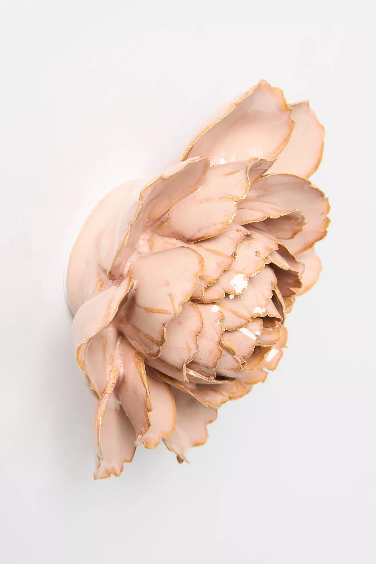 Pink Ceramic Flower Gallery Wall Charm