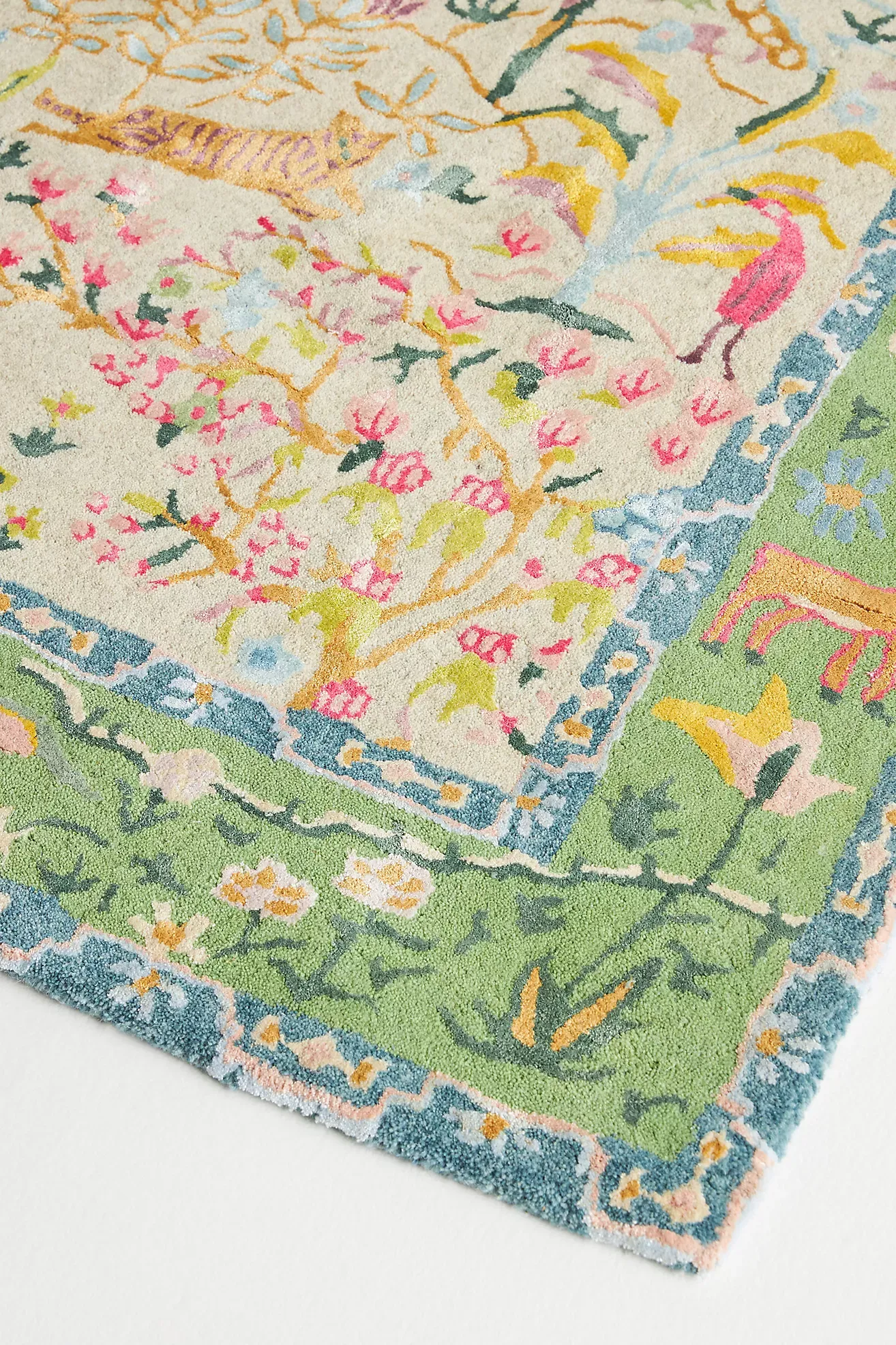 Wool & Viscose Blend Tufted Tales Menagerie Rug