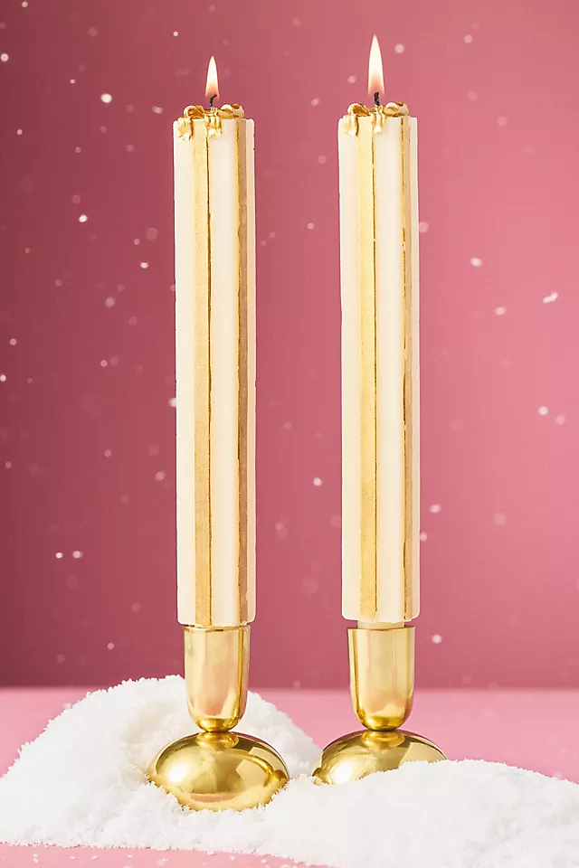 Gift Box Taper Candles, Set of 2