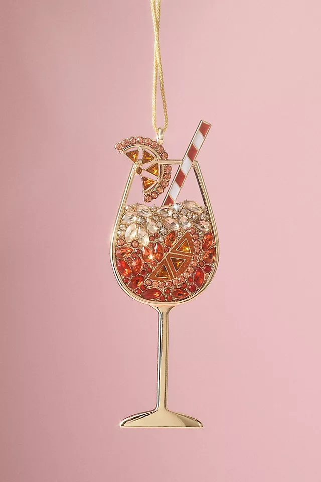 BaubleBar x Anthropologie Jeweled Cocktail Ornament