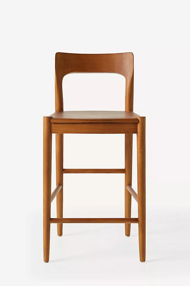 Heritage Ash Wood Counter Stool
