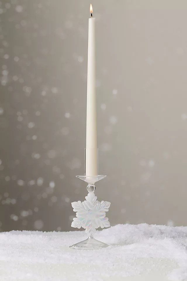 Yuletide Glass Candle Holder