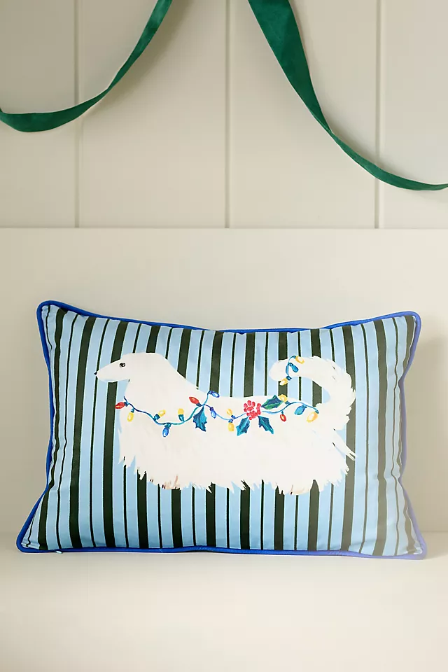 Kitschy Animal Velvet Printed Pillow