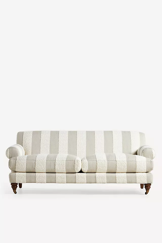 Cecilia Willoughby Bouclé Two-Cushion Sofa