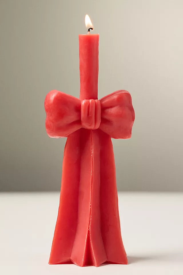 Bow Shaped Wax Candle