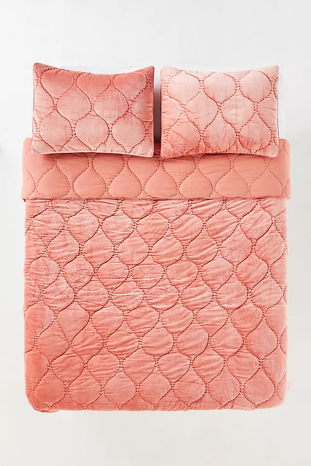 Claire Cotton Velvet Satin Quilt