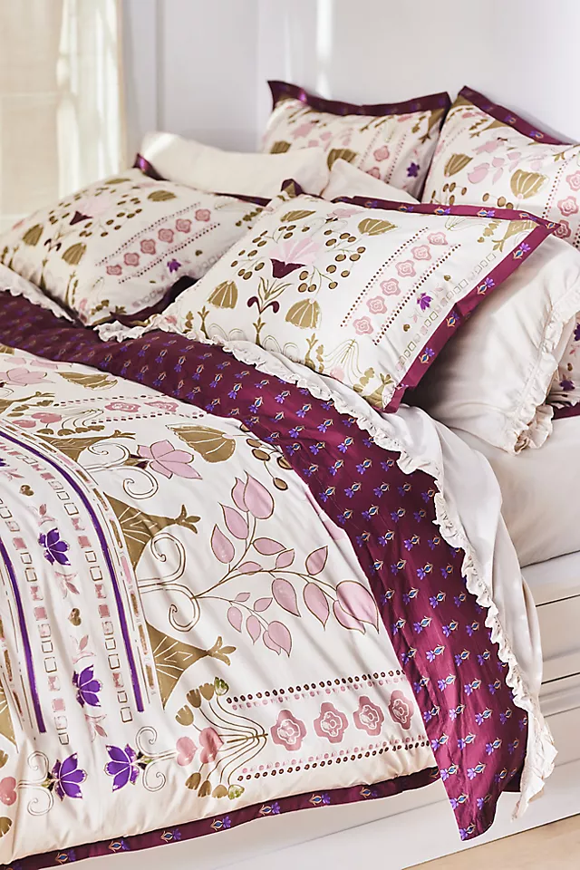 The Printed Cotton-Slub Duvet Collection