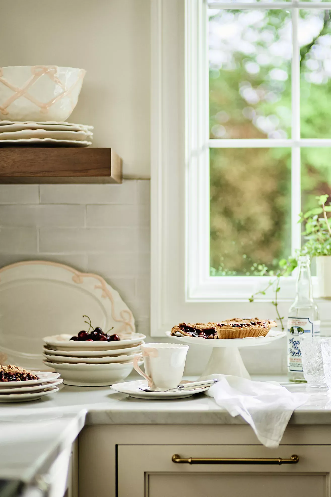 Benedita Bow Ceramic Stoneware Platter