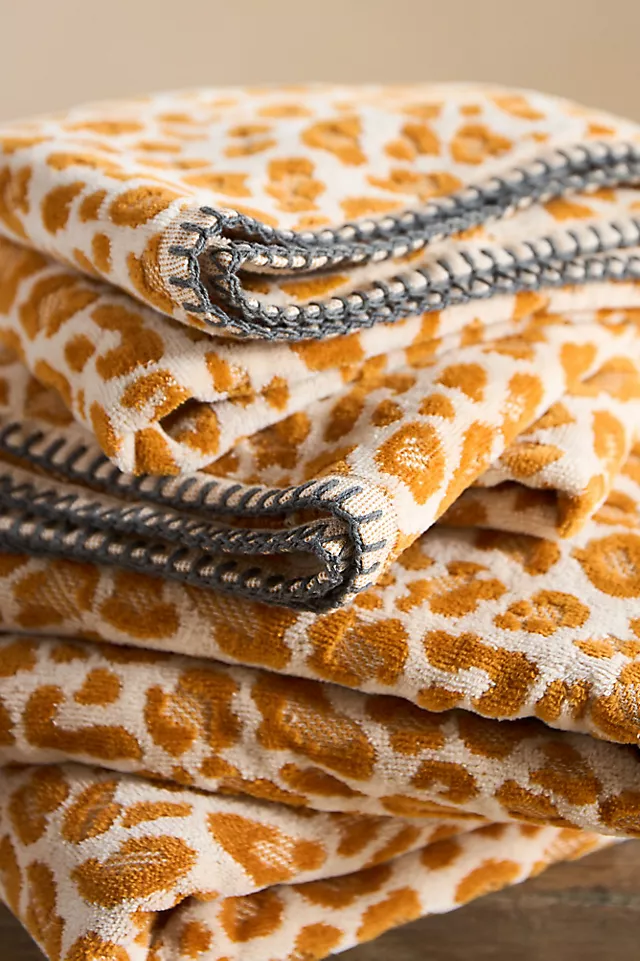 Lola Leopard Bath Towel Collection