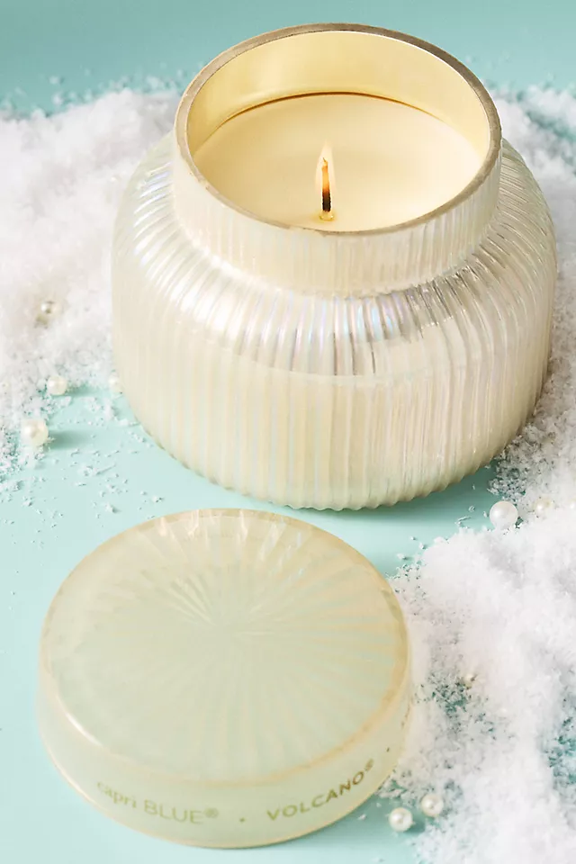 Capri Blue Volcano Glass Candle