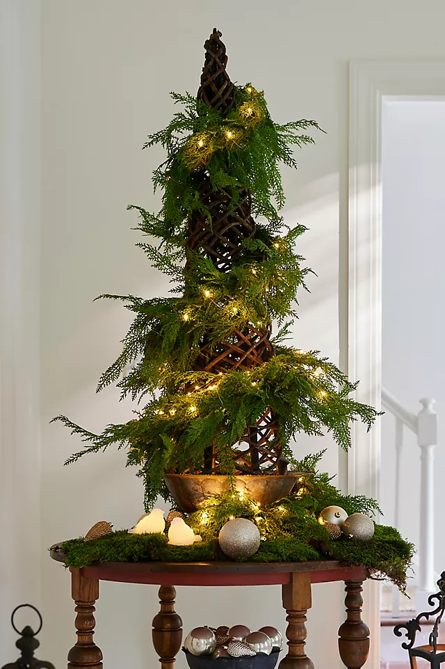 Faux Cedar Garland, Evergreen 72-180