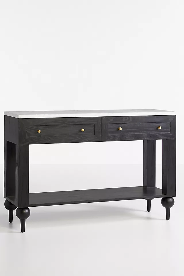 The Fern Marble Top Console