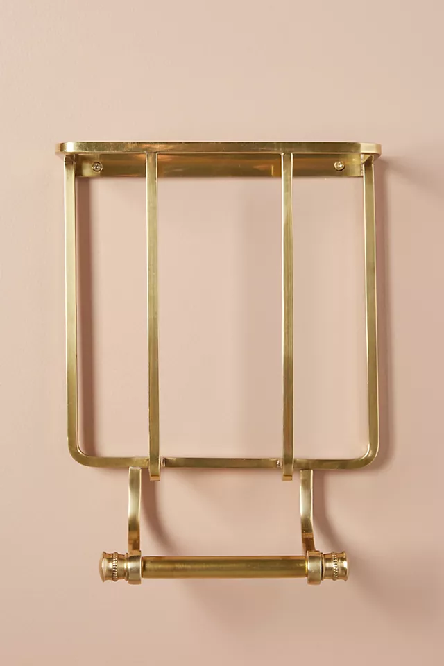 Magazine And Toilet Paper Holder