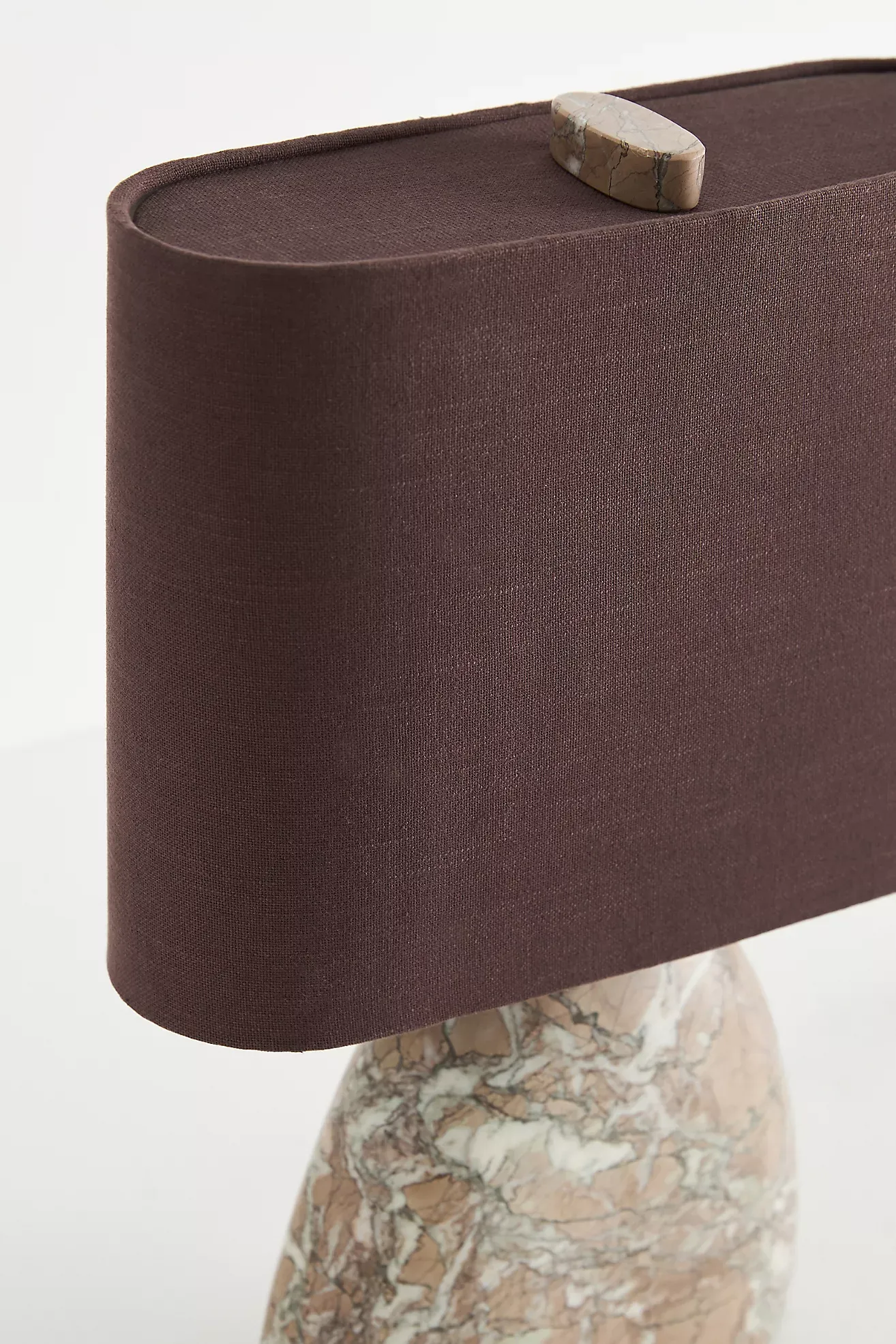 Palmer Marble Oval Table Lamp