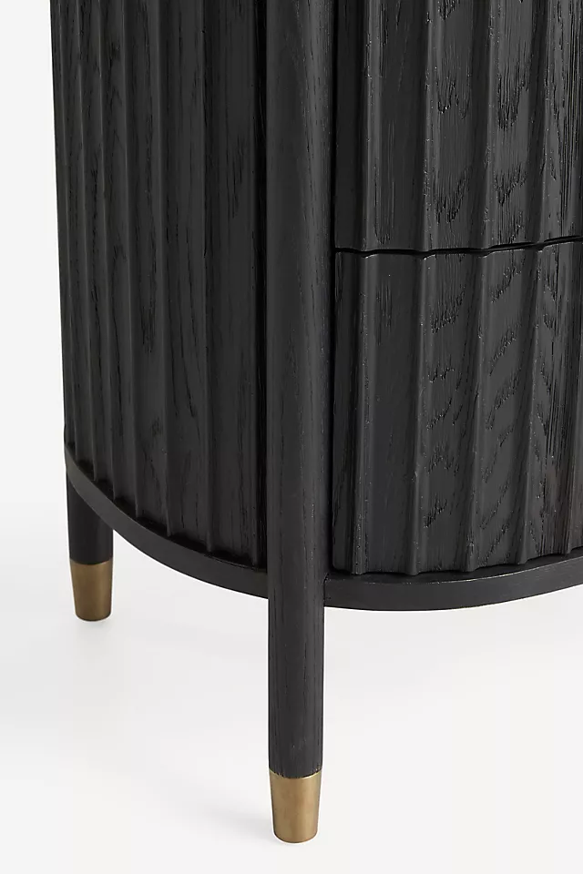 The Isla Fluted-Wood Three-Drawer Dresser