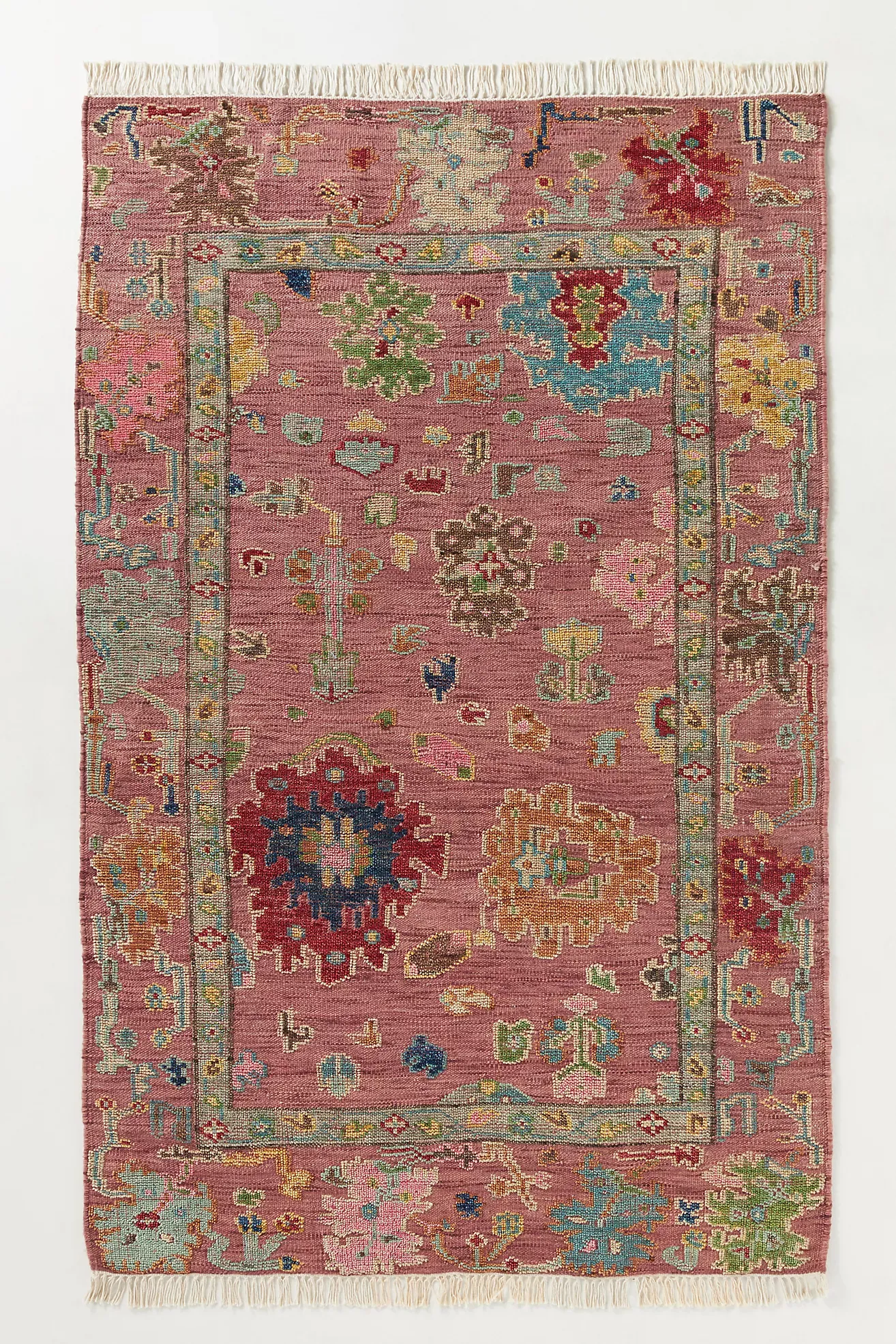 Perry Wool Hand-Knotted Persian-Inspired Rug