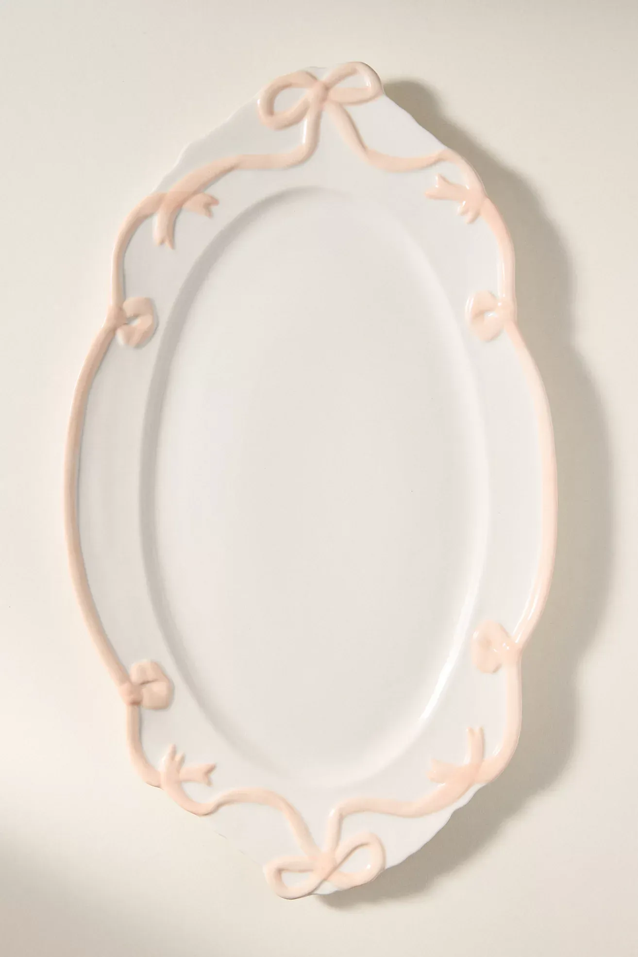 Benedita Bow Ceramic Stoneware Platter