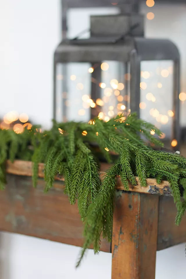 Faux Norfolk Pine Garland, 72