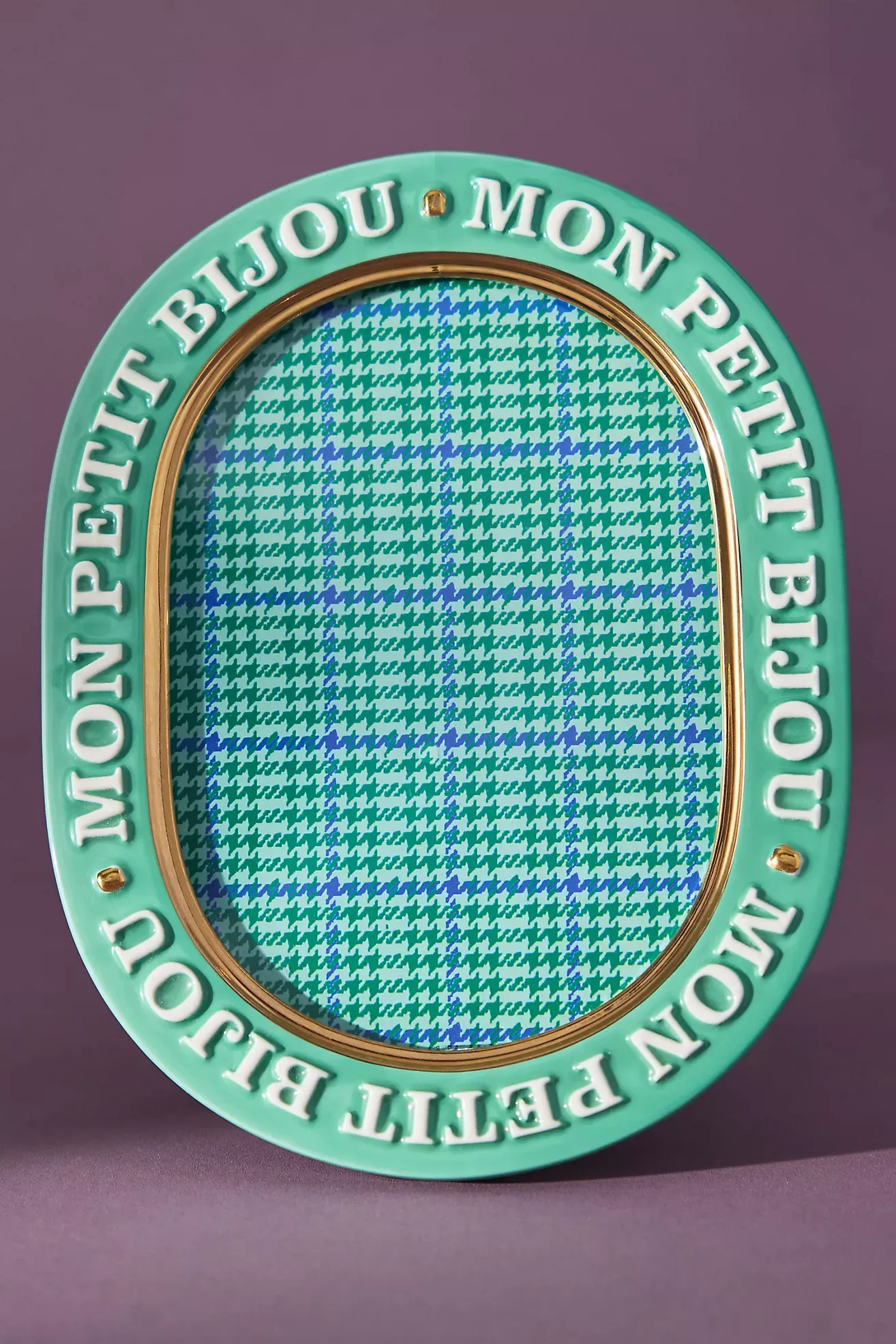 Claudette Text Stoneware Picture Frame