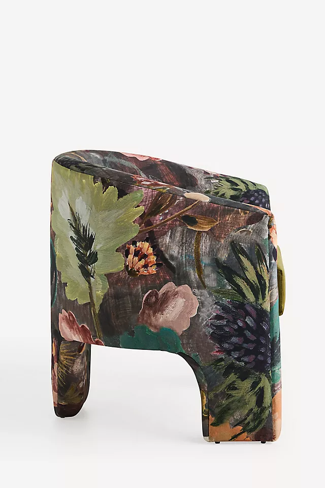 Effie Lena Velvet Tripod Chair