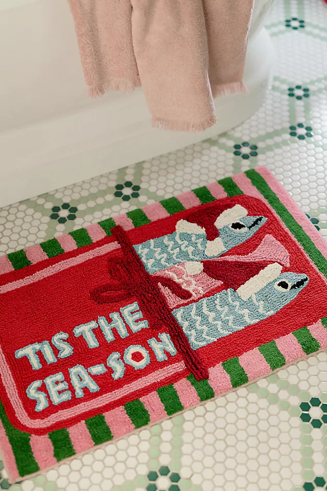 Tis the Season Tufted Bath Mat