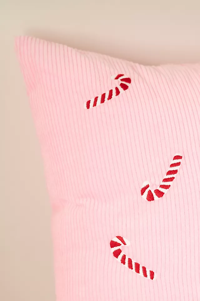 Velvet Corduroy Embroidered Icon Pillow