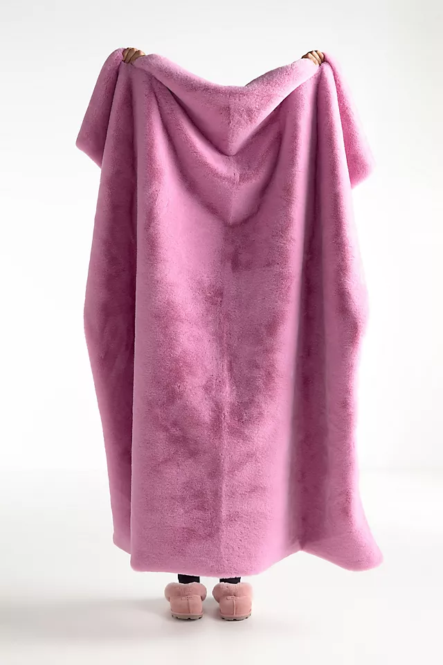 The Sophie Faux Fur Throw Blanket