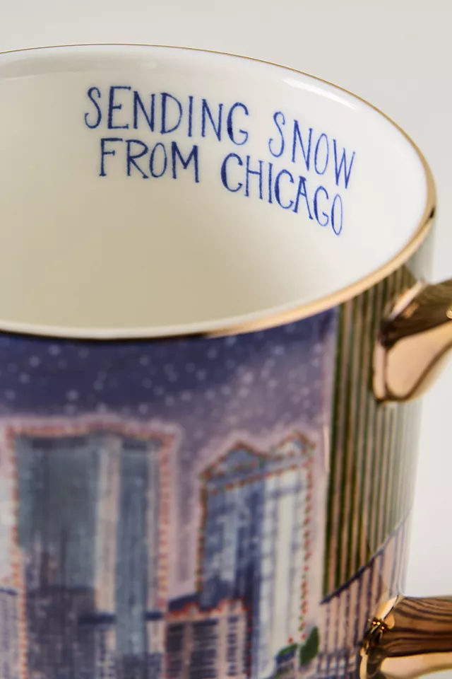 Holiday in the City Stoneware Mug