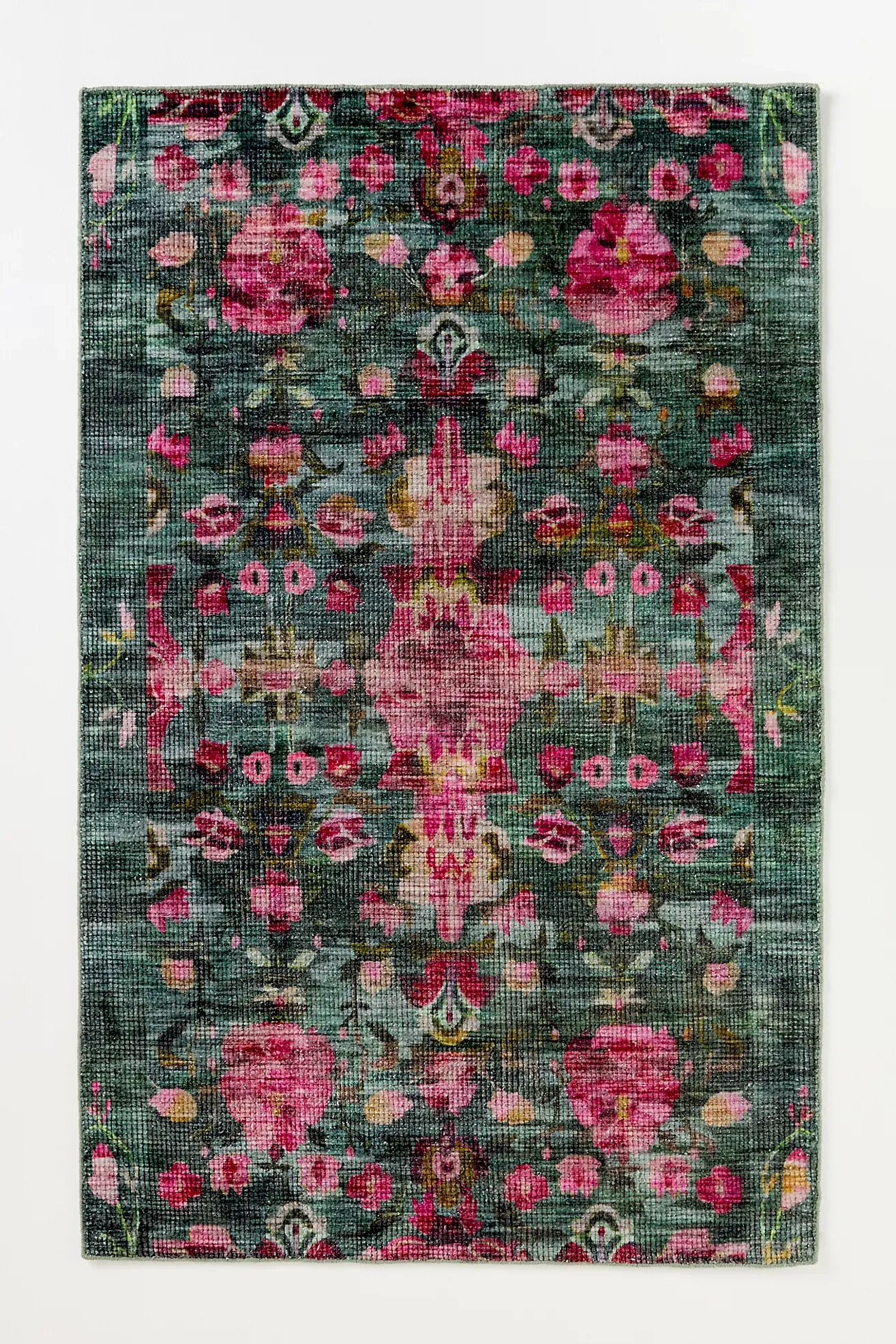 Ren Printed Easy-Care Floral Rug