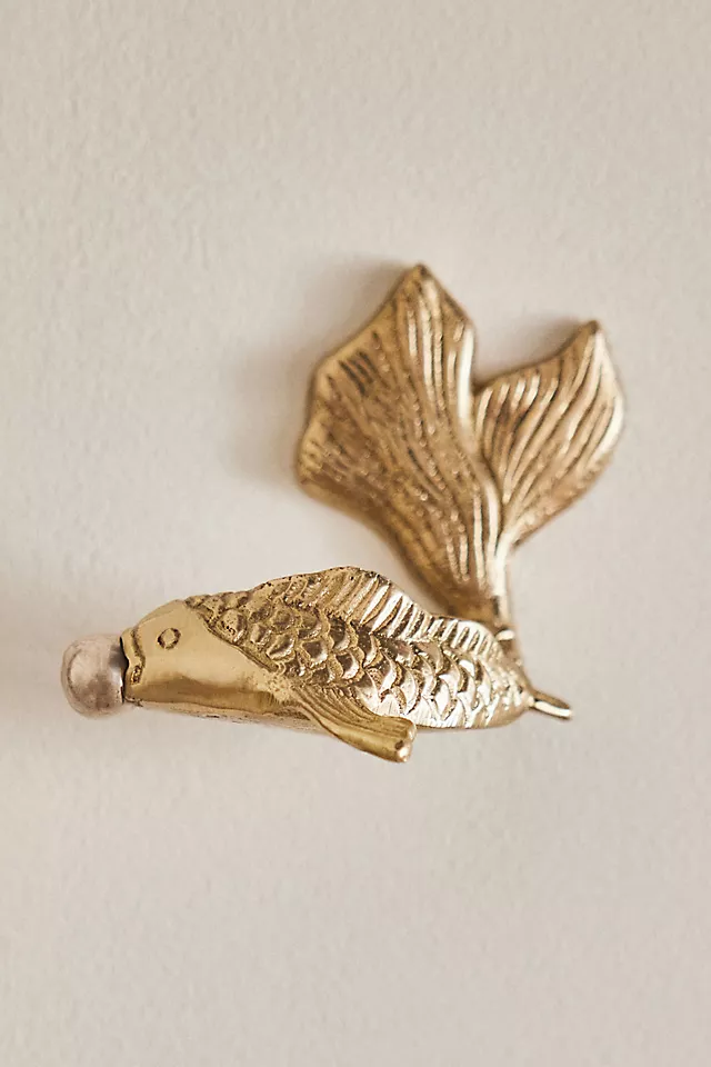 Koi Fish Mixed Metal Bath Hook