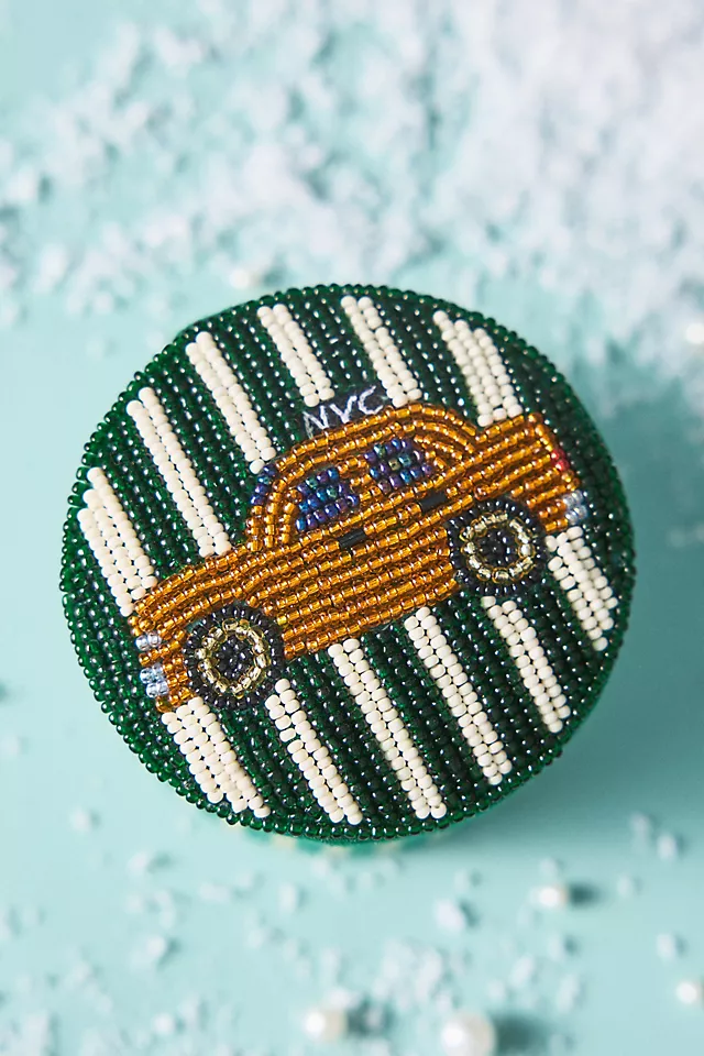 The Fiona Beaded City Lidded Jewelry Box