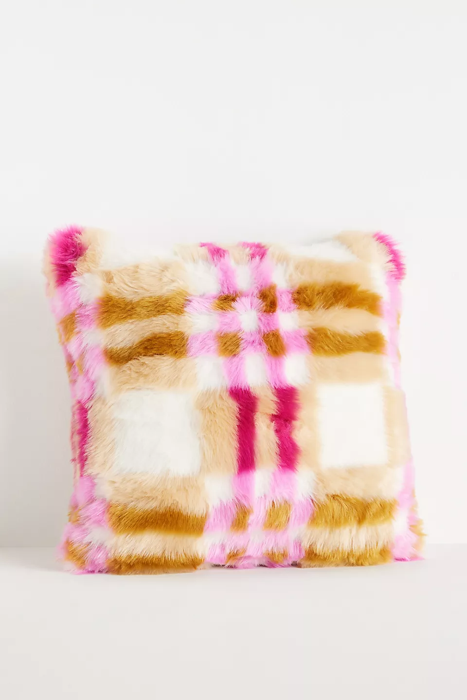 Lilou Jacquard Faux Fur Pillow