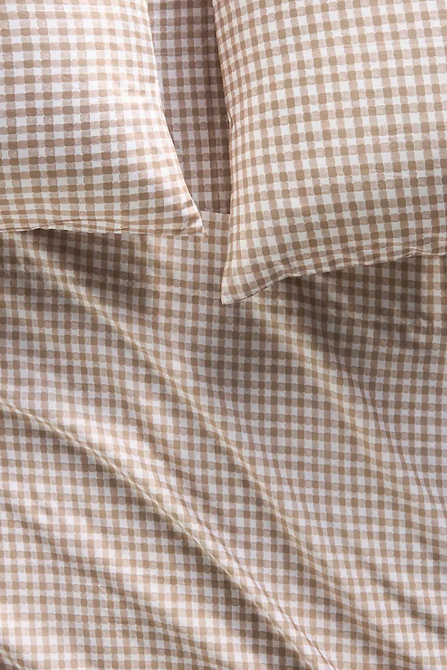 The Organic Cotton Sateen Printed Sheet Set by Maeve