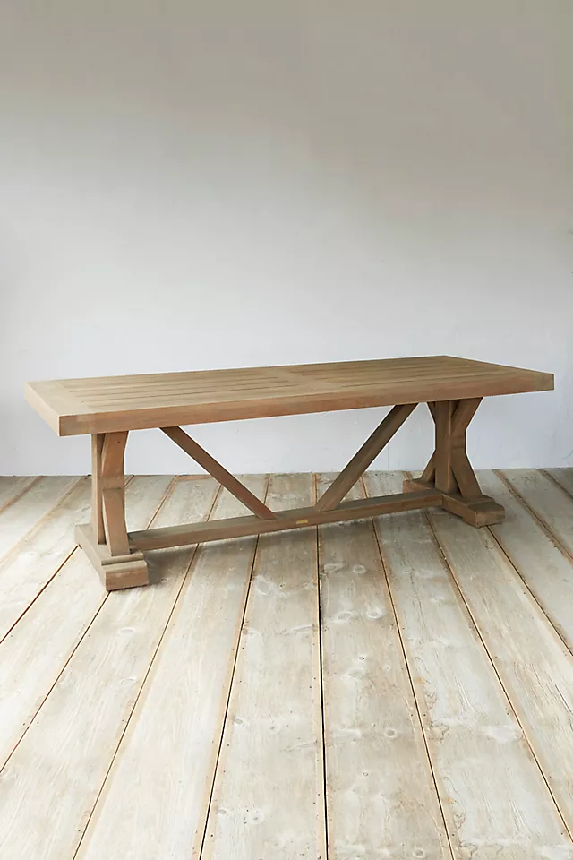 Trestle Teak Dining Table