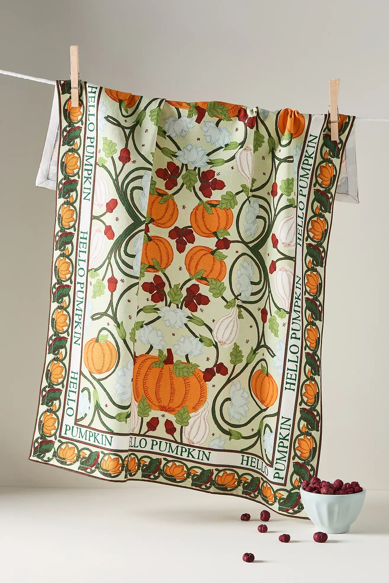 Hello Pumpkin Dish Towel