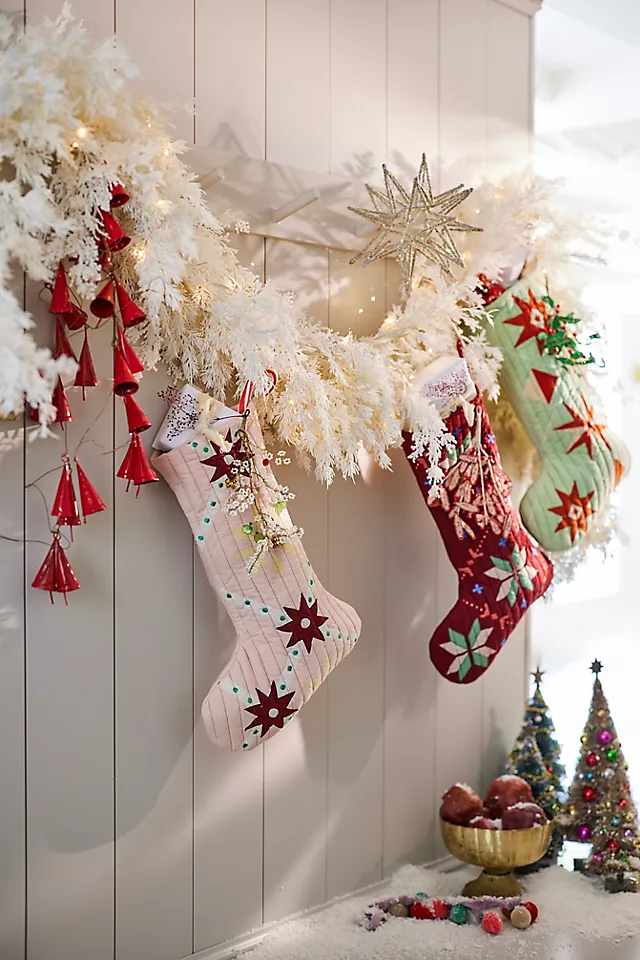 Patchwork Quilt Cotton Stocking