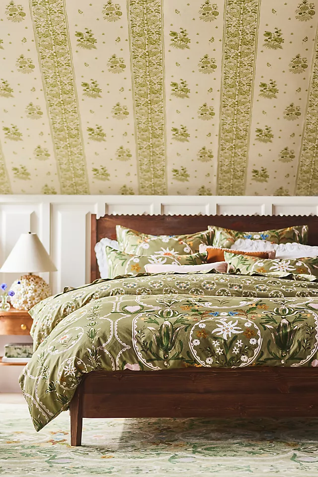 MINDTHEGAP Cotton Percale Printed Duvet​ Cover