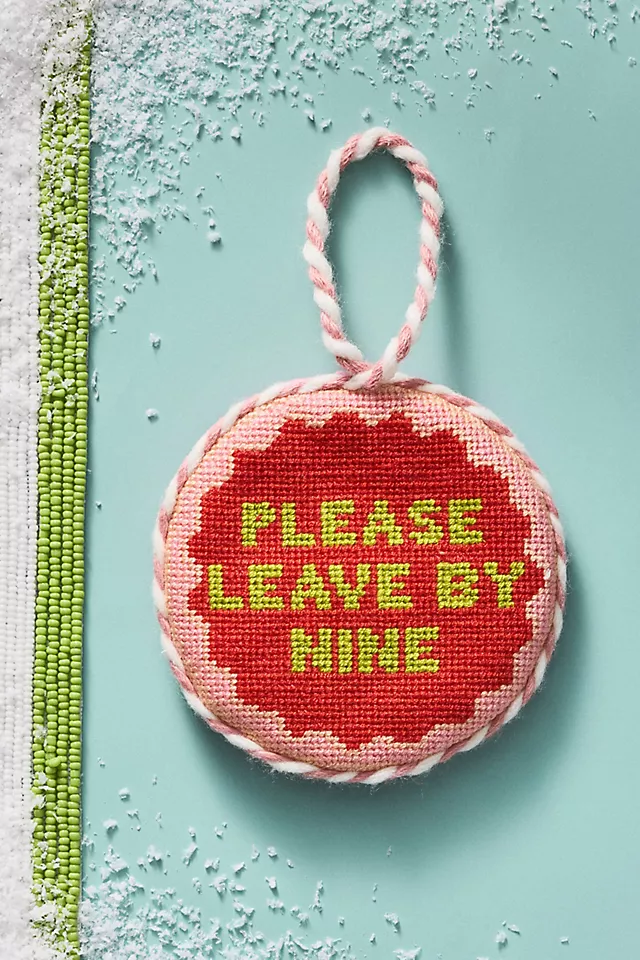 Furbish Studio Needlepoint Ornament