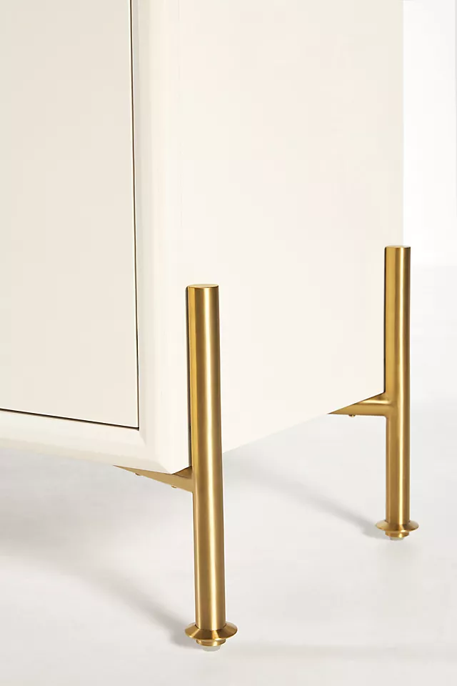 Livia Glass & Wood Storage Hutch