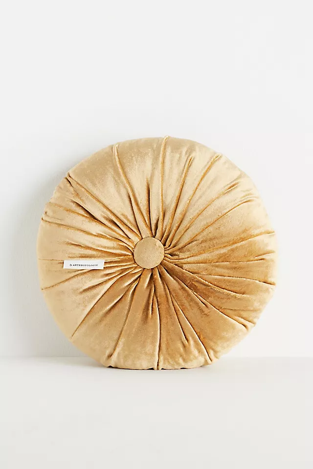 Clara Embroidered Velvet Pillow