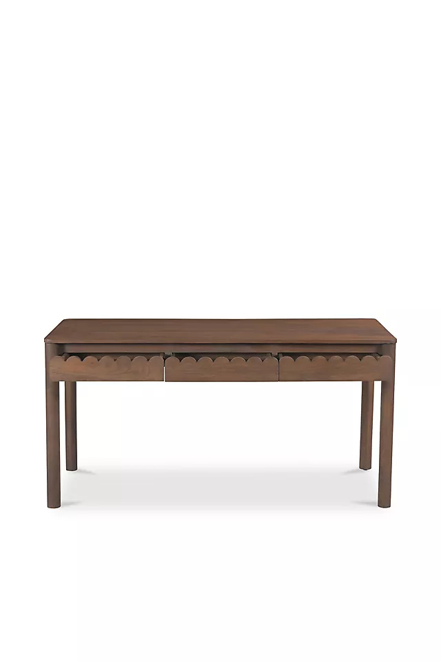 Wiley Scallop Wood Desk