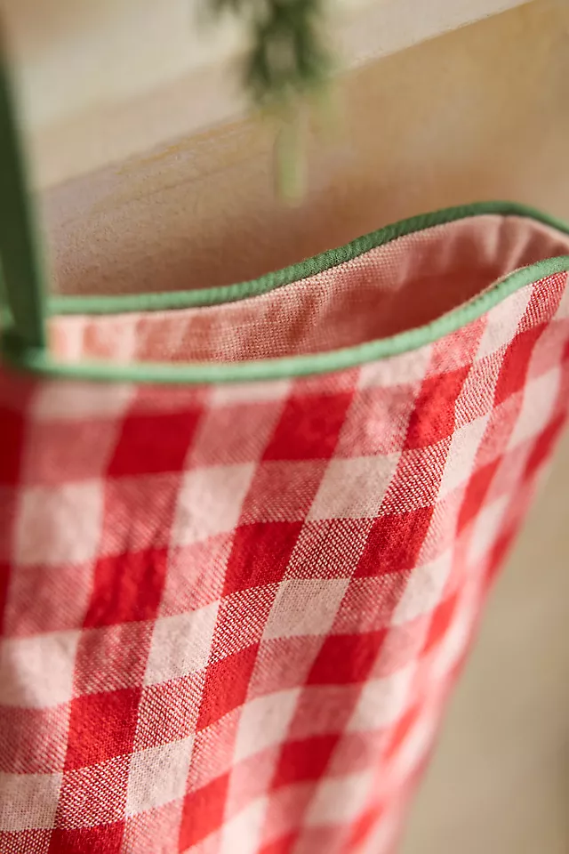 Gingham Cotton Stocking