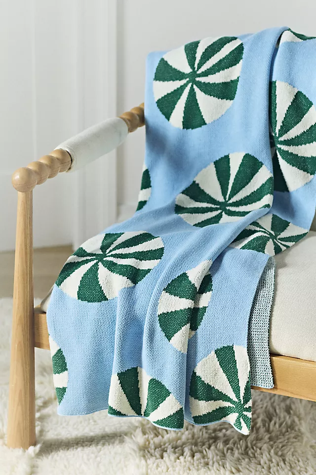 Bonnie Jacquard Knit Throw Blanket