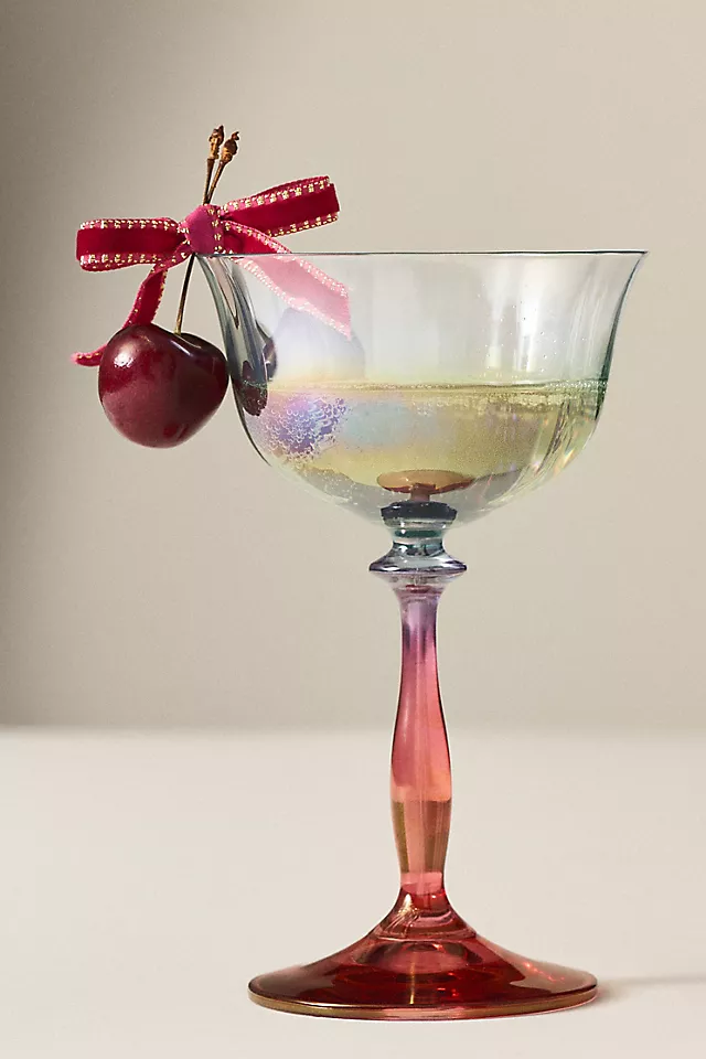 New York City Ballet Coupe Glasses, Set of 4