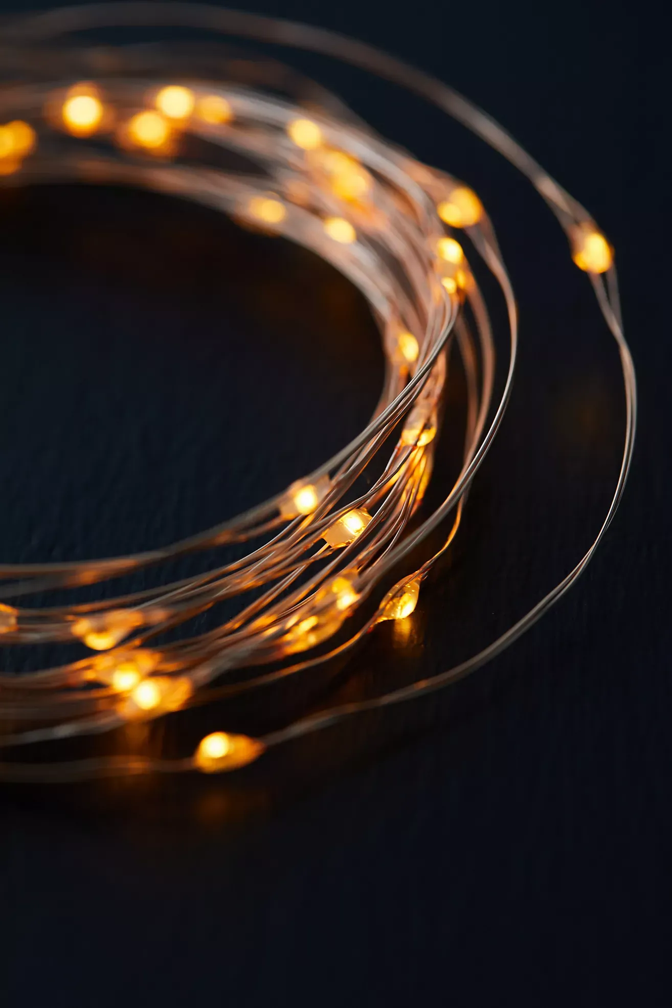 Stargazer Twinkling Rose Gold Twine Lights