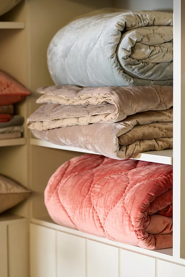 Claire Cotton Velvet Satin Quilt