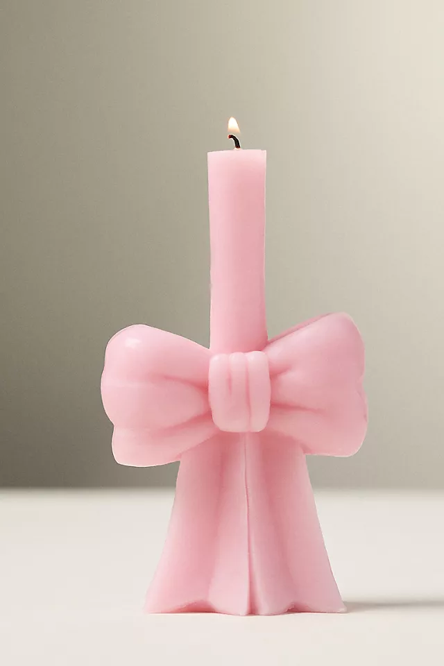 Bow Shaped Wax Candle
