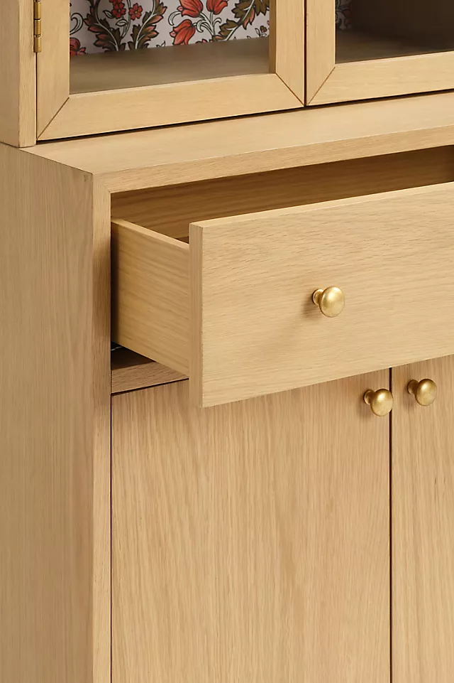 Moretti Oak Bar Cabinet